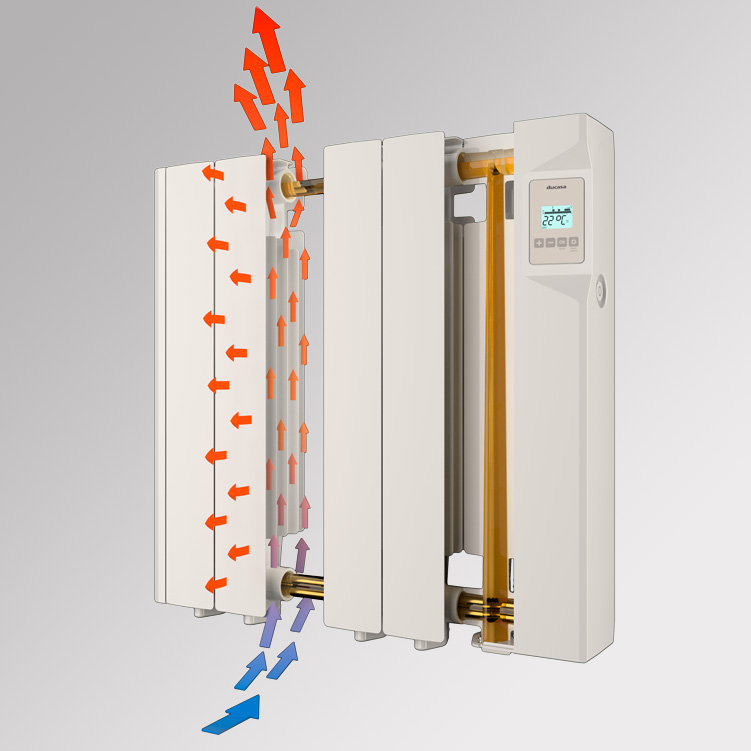 Avant Electric Radiator - Cutaway